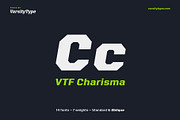 VTF Charisma, a Font by VarsityType® (Thumbnail 1 of 8)