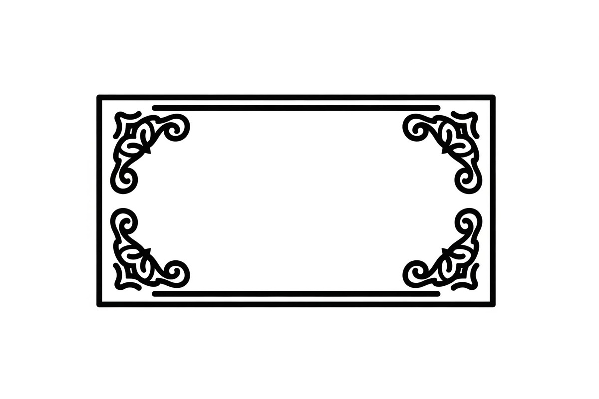 Classic Border Frame SVG Bundle, an Illustration by yasushie (Photo 2 of 28)