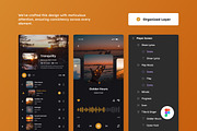Musicly - Music Streaming Mobile App, an App Template by trabaskriya (Thumbnail 2 of 5)