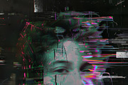 90 Glitch faces, a Person Illustration by Handmadefont (Thumbnail 64 of 94)