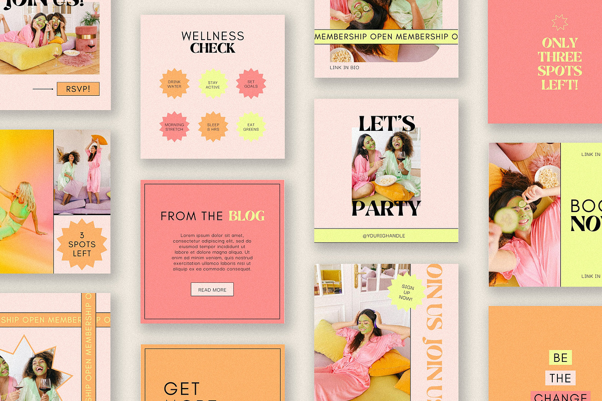 Starburst Instagram Templates, a Social Media Template by denofdreamers (Photo 2 of 6)