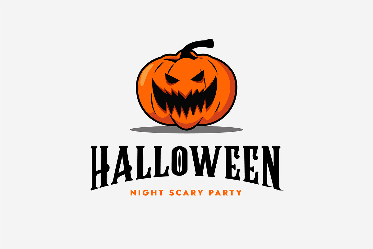 simple pumpkin logo icon halloween, a Branding & Logo Template by Pyruos ID