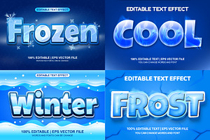 4 Best Cool Ice Text Style Effect