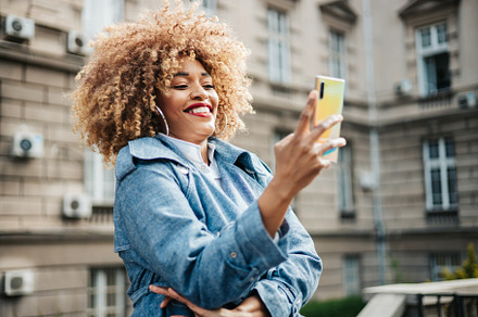Black woman city lifestyle, a Person Photo by REDDOT Studio