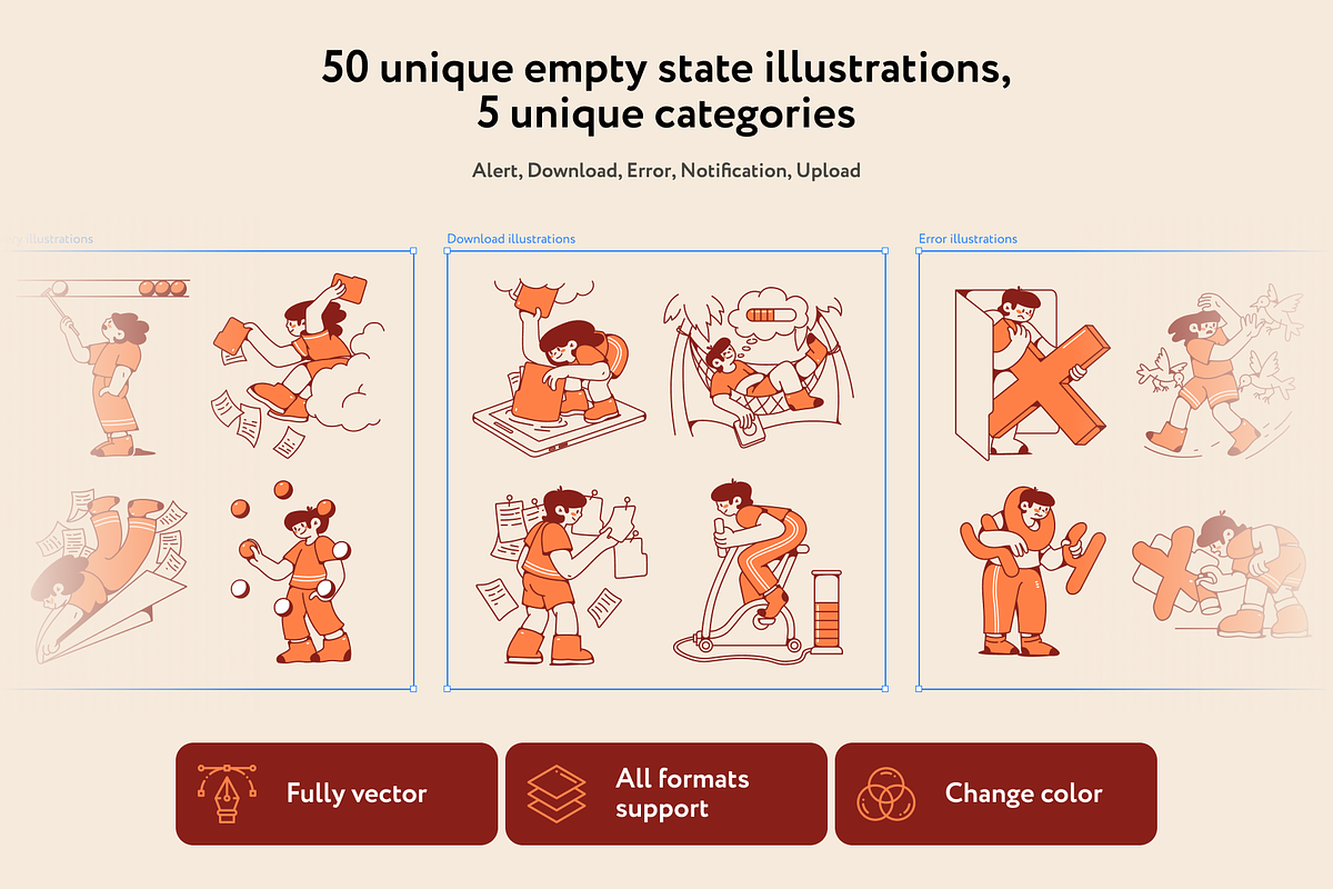 Rodfy Empty State Illustrations, an Empty State Illustration by Welovegraphics (Photo 2 of 7)