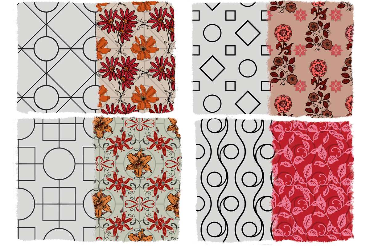 Pattern Builder Template Procreate, a Brush Add-On by TheWhiteCatLab (Photo 8 of 8)