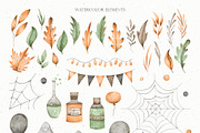 Watercolor Halloween set, an Object Graphic by OrangePeafowlArt (Thumbnail 3 of 21)