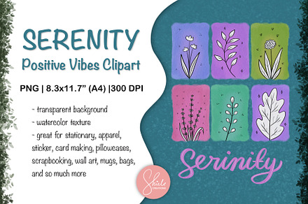 SERENITY - Positive Vibes PNG