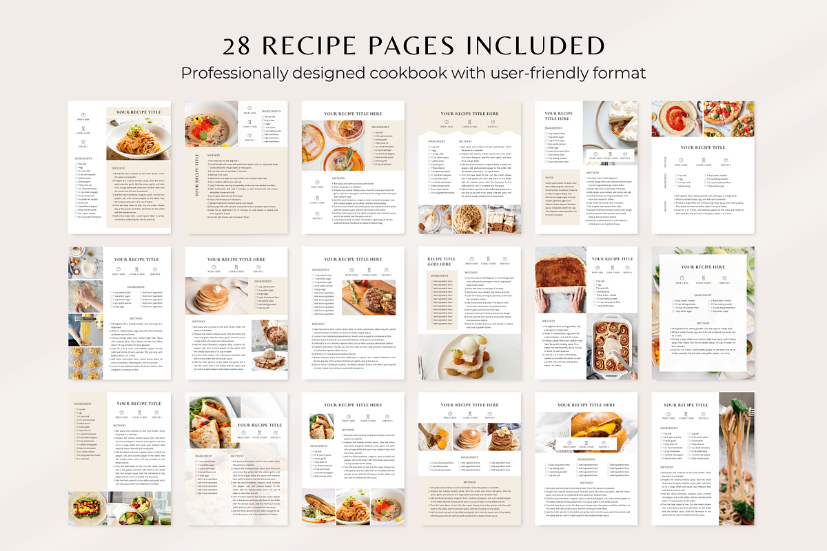 Cook Book Template CANVA, a Magazine Template by ShopRShop (Photo 5 of 10)