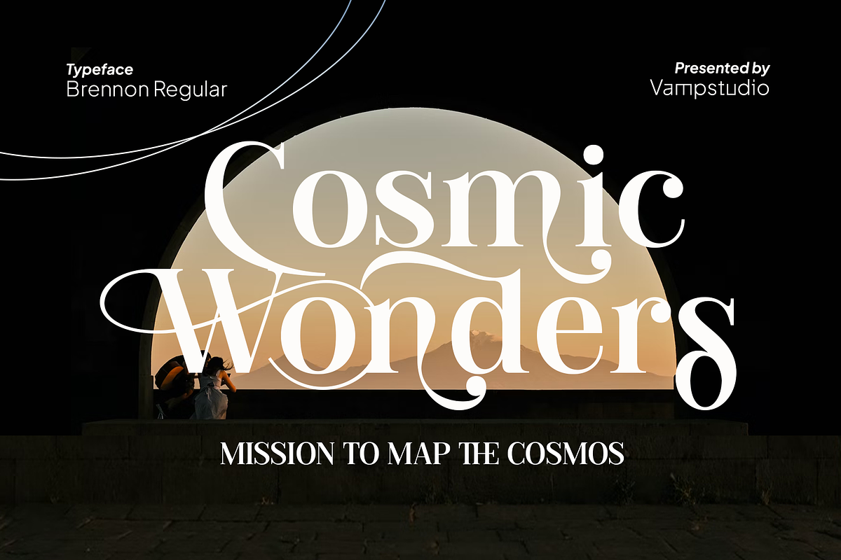 Brennon Stylish Serif Font, a Serif Font by Vampstudio (Photo 9 of 15)