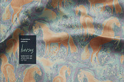Floral horse seamless watercolor set, a Pattern Graphic by PatternsBlooming (Thumbnail 5 of 6)