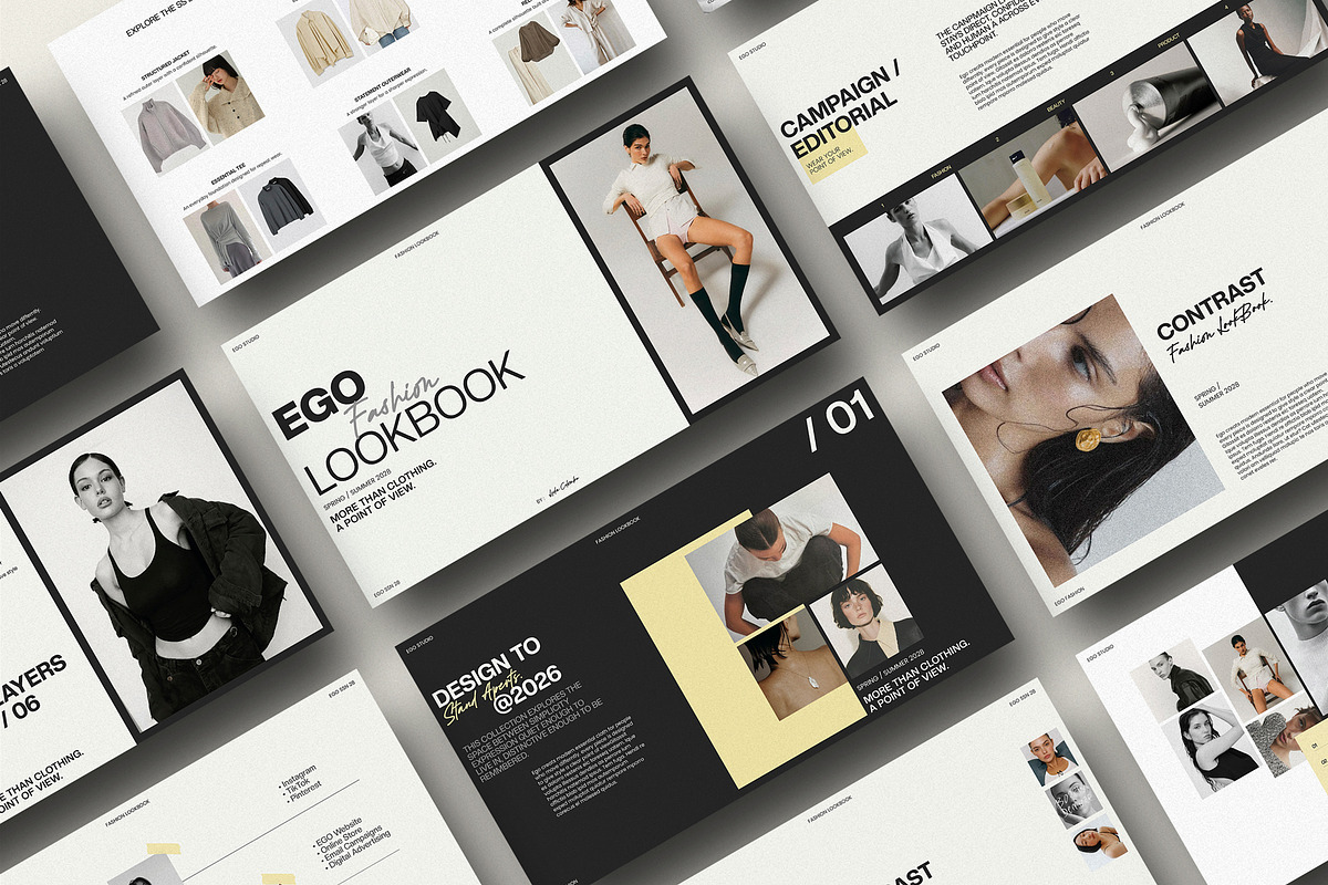 EGO Fashion LookBook | CANVA, a Presentation Template by evgenystudio (Photo 10 of 11)