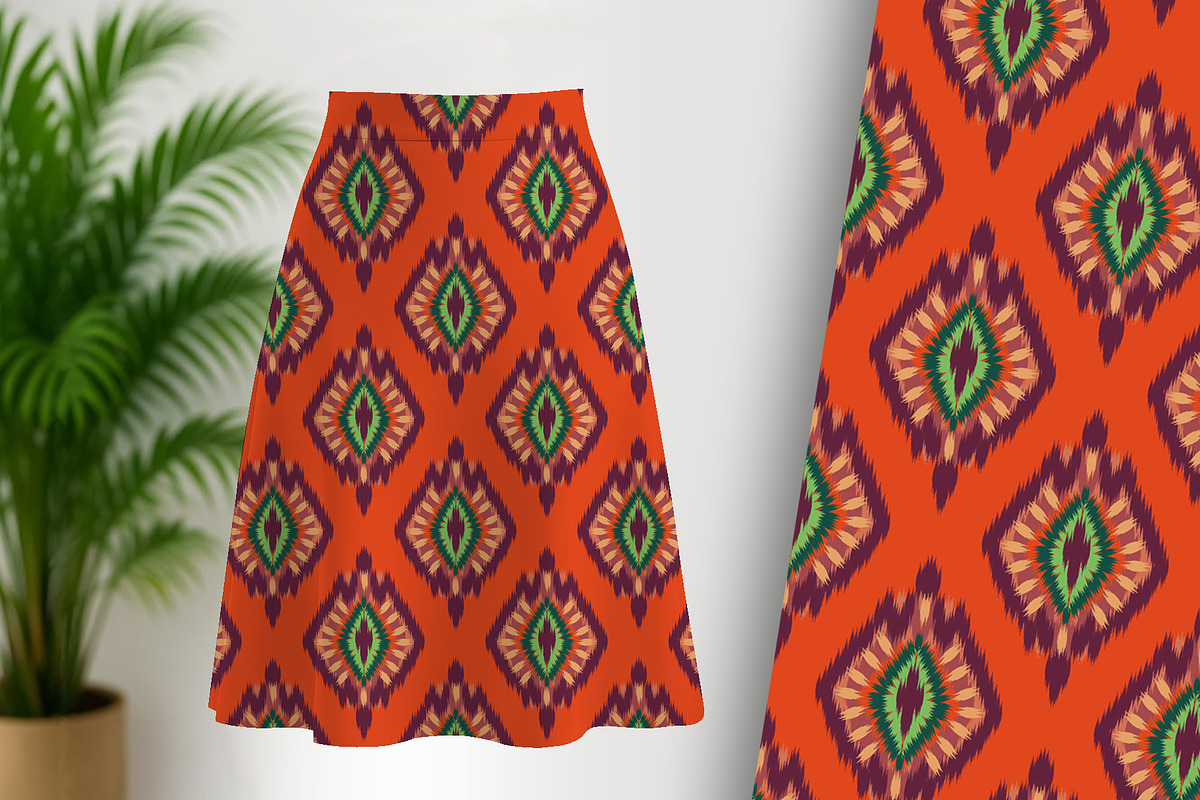 Ethnic Diamond Weave Seamless Repeat, a Pattern Graphic by Sharon Schwalbe (Photo 3 of 6)