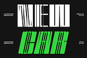 CS Bonfuse Refracted, a Sans Serif Font by Craft Supply Co. (Thumbnail 2 of 8)