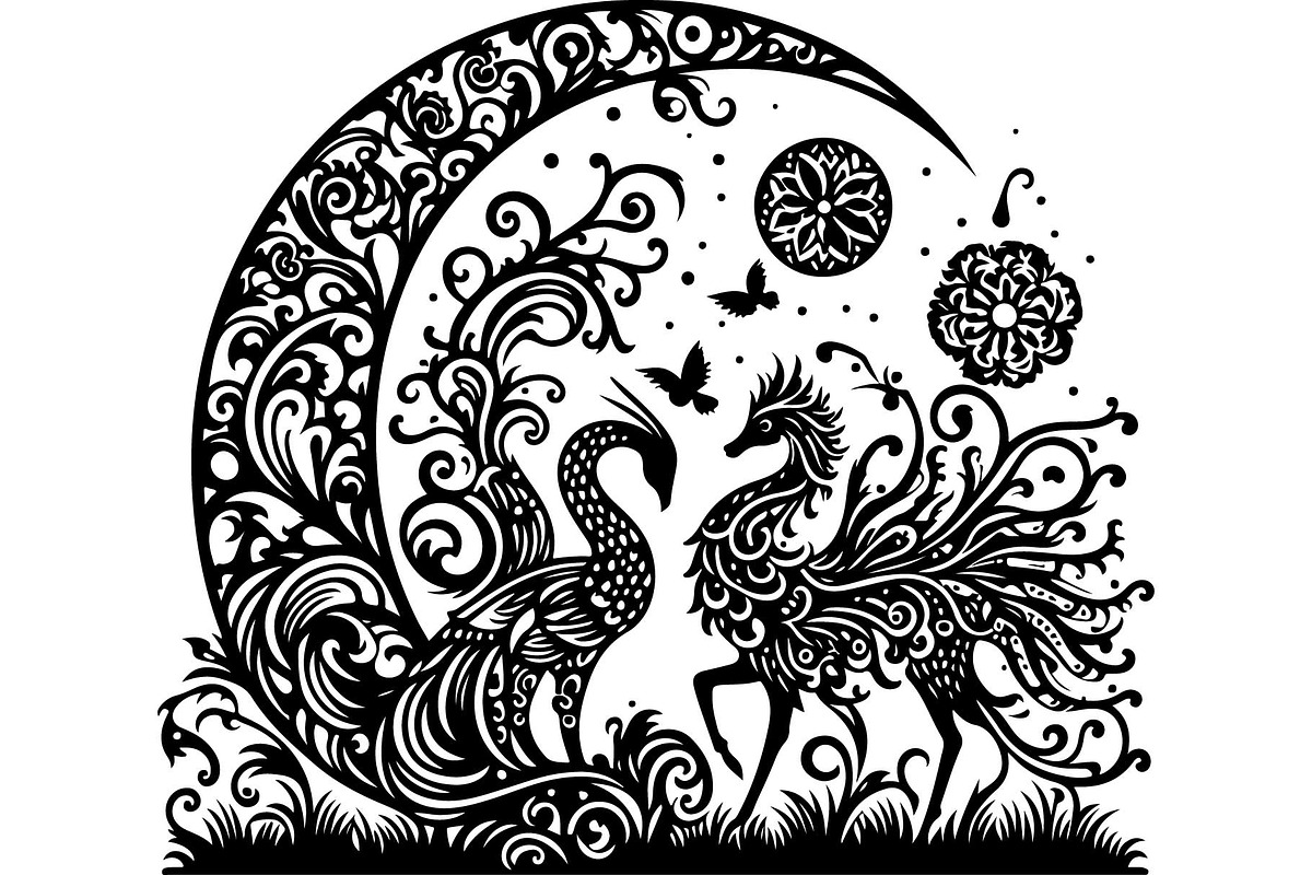 Vintage Floral Vector Pack, an Object Graphic by abu67222 (Photo 13 of 13)