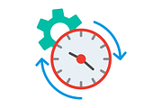Productivity Flat Icon, a Duotone Icon by Pexelpy (Thumbnail 2 of 2)
