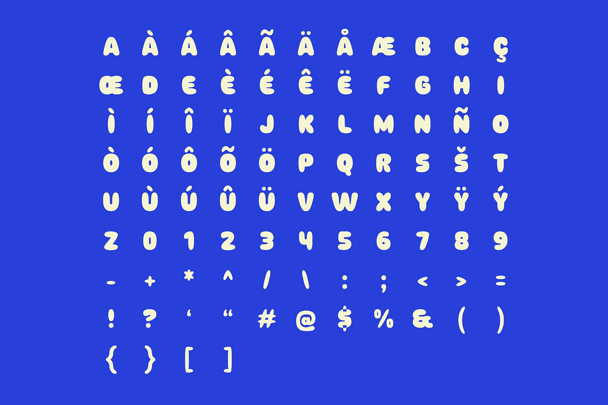 Sweet Crunch - Playful Display Font, a Font by Studio Moara (Photo 2 of 8)