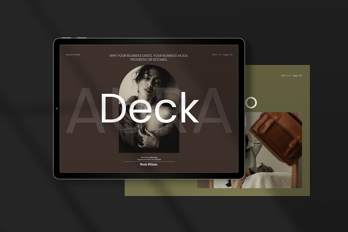 Aura Pitch Deck, a Brochure Template by Aura Agency (Photo 5 of 11)