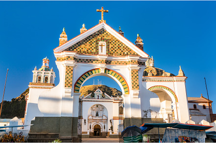 Basilica of Our Lady of Copacabana, an Architecture Photo by Leonid Andronov