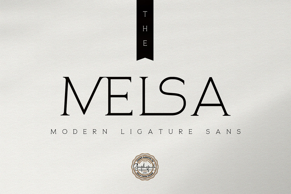 The Melsa - Modern Ligature Sans