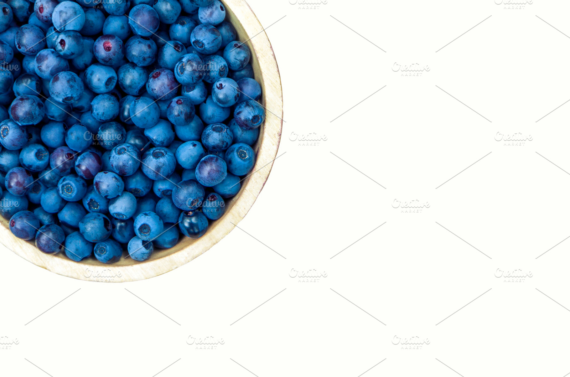 Bowl of picked blueberries, a Food & Drink Photo by BOOCYS