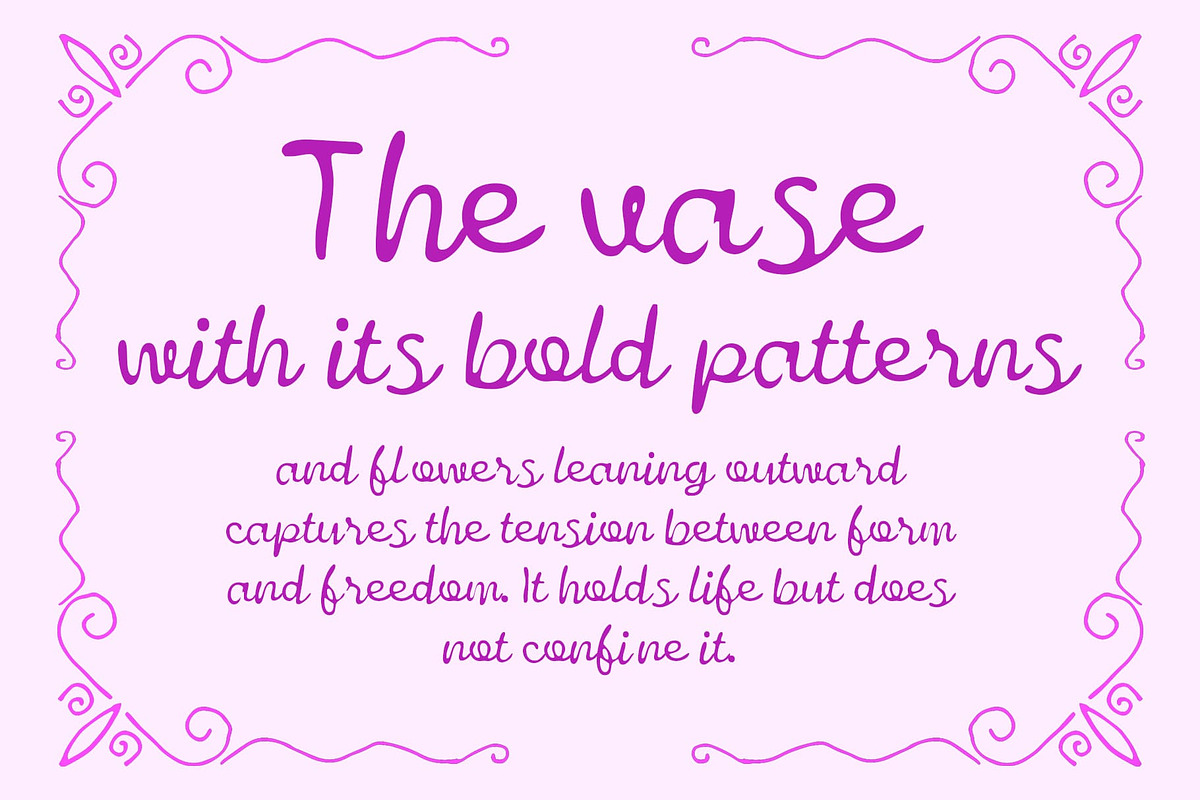 CS Renita Drawn, a Script Font by Craft Supply Co. (Photo 6 of 8)