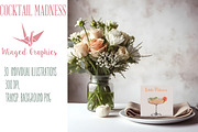 Cocktail madness watercolors, a Food Illustration by Winged Graphics (Thumbnail 4 of 4)