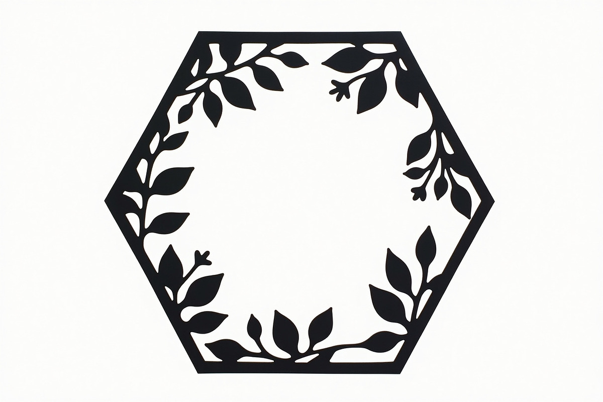 Laser Cut Floral Border Designs, an Illustration by jahid234 (Photo 9 of 9)