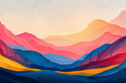 Mountain landscape background. Colorful layers of mountains., a Background Photo by ImageMir