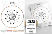 Gardener's lunar calendar 2025, a Stationery Template by land art (Thumbnail 1 of 5)