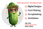 Christmas Pickles Clipart, an Illustration by Dream Creation (Thumbnail 6 of 6)