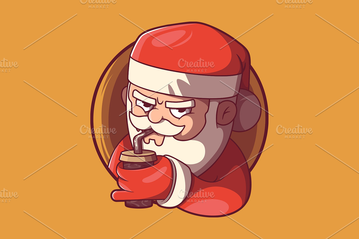 Naughty Santa!, a Seasonal Illustration by pedrors (Photo 3 of 3)