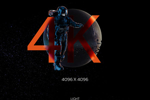 3D Mockup Space Astronaut 08