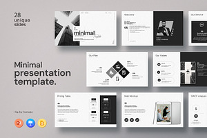 Minimal Presentation Template, a Presentation Template by Slide_Genius1