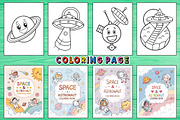 Space & Astronaut Coloring Pages, an Arts & Entertainment Photo by Wow Magic (Thumbnail 1 of 3)