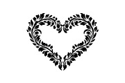 Floral Heart Frame Silhouette Pack, an Illustration by Artivon (Thumbnail 47 of 49)