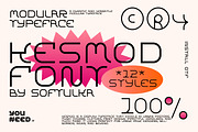 Kesmod Font - 12 styles, a Sans Serif Font by softulka (Thumbnail 7 of 7)