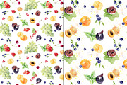 Watercolor fruit set, a Food Illustration by Elegantia (Thumbnail 3 of 7)