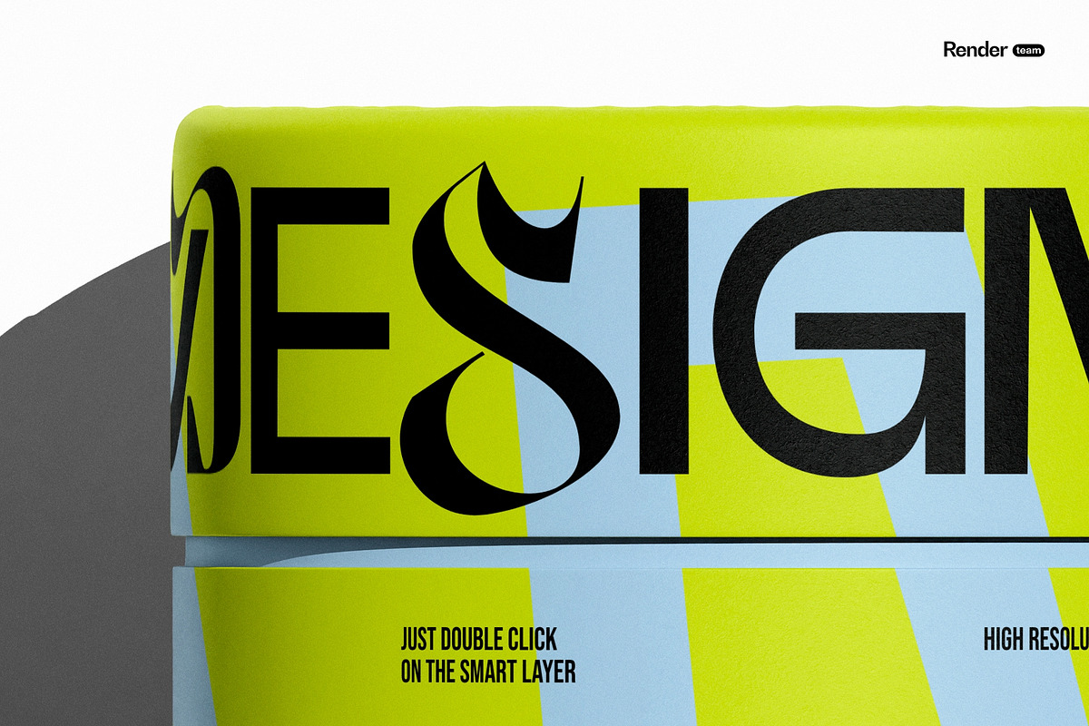 Paper Tube Mockup Set, a Packaging Mockup by Renderteam (Photo 16 of 20)