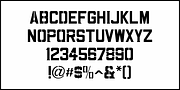 Stencil Playthings JNL, a Sans Serif Font by Jeff Levine Fonts (Thumbnail 3 of 5)