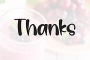 Smoothies | Script Font, a Script Font by Scratchones (Thumbnail 8 of 8)
