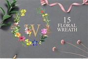 Watercolor Flower Set - Wild Flower, an Illustration by Pixavics (Thumbnail 4 of 10)