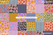 Spring Summer Floral Pattern Set, a Pattern Graphic by angelainthefields (Thumbnail 3 of 6)