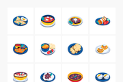 World Classic Food Icon Pack, a Duotone Icon by Prosymbols (Thumbnail 8 of 12)