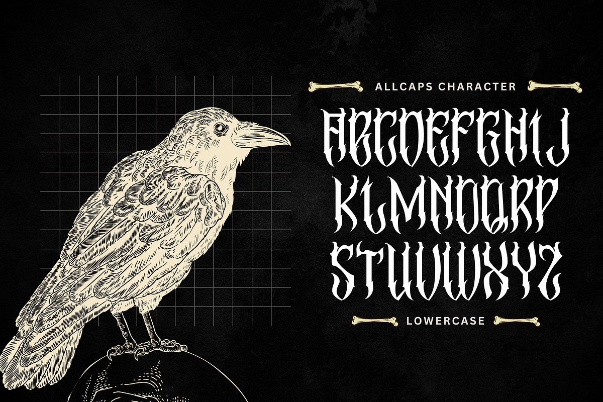 Madnes Blackletter - Logo Font, a Blackletter Font by Nirmana Visual (Photo 3 of 10)