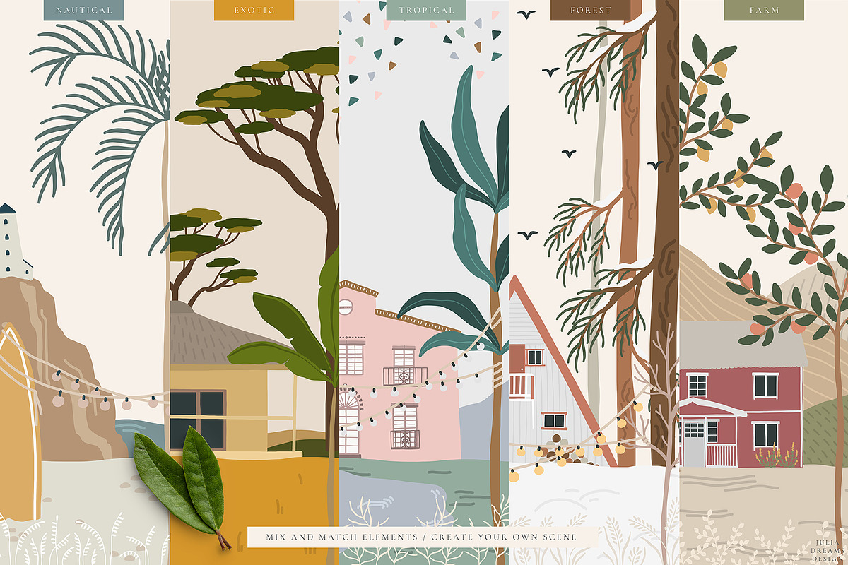 Universal Scenery Collection, an Animal Illustration by Julia Dreams (Photo 4 of 11)