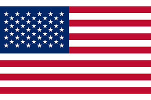 USA flag vector Illustration