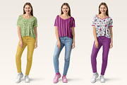 Women's Summer Clothing Mockup, a Shirt Mockup by PSD Market (Thumbnail 5 of 20)