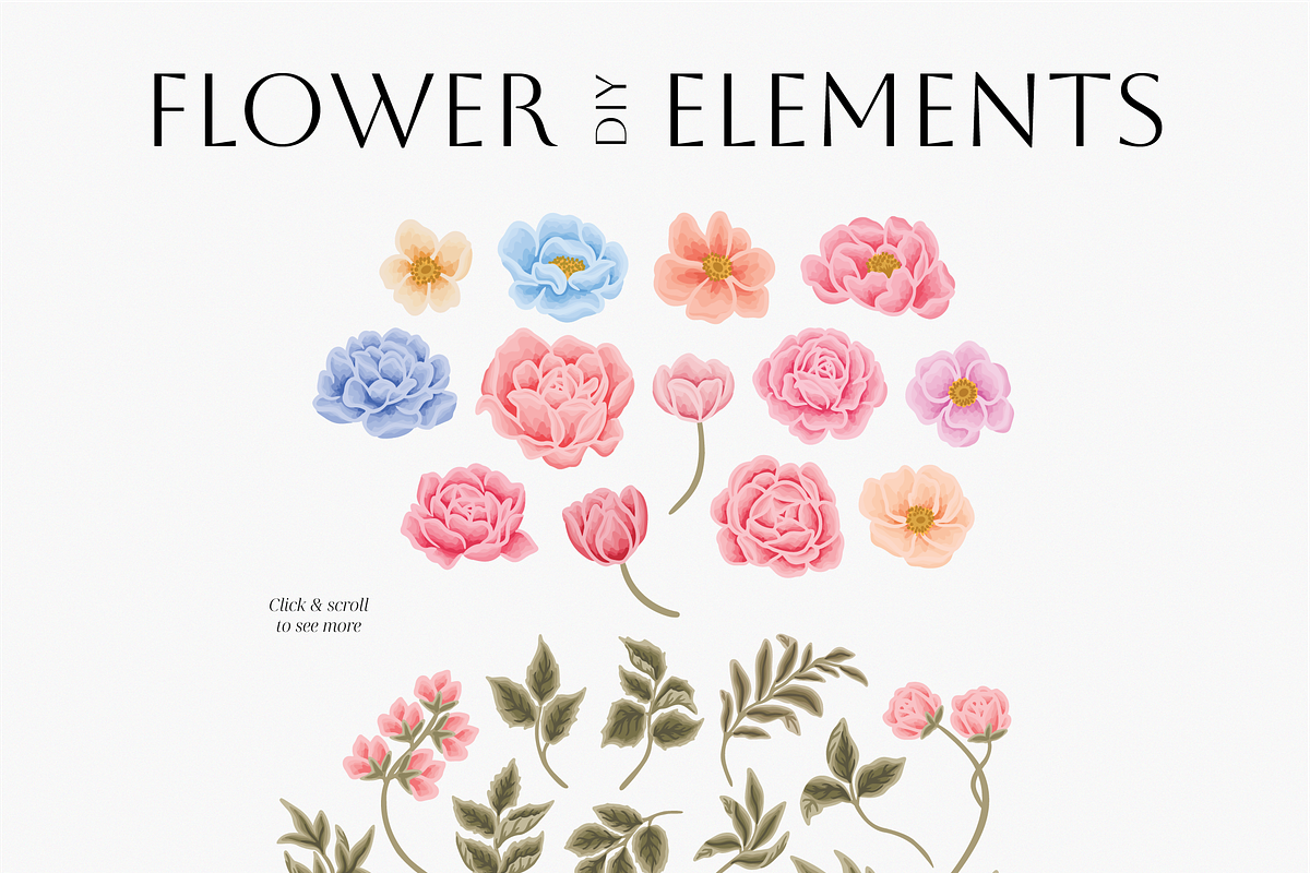 FESTIVE - Seasonal Flower Bundle, a Decorative Illustration by Artflorara (Photo 11 of 17)