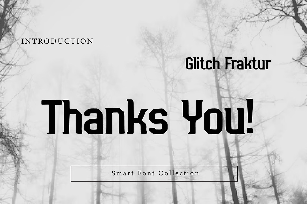 Glitch Fraktur, a Blackletter Font by Wow Magic (Photo 2 of 3)